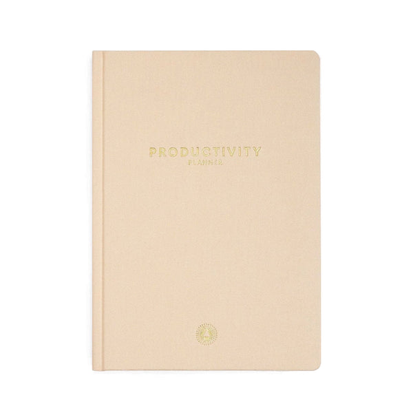 Beige 3-Month Productivity Planner – The Paper Company India