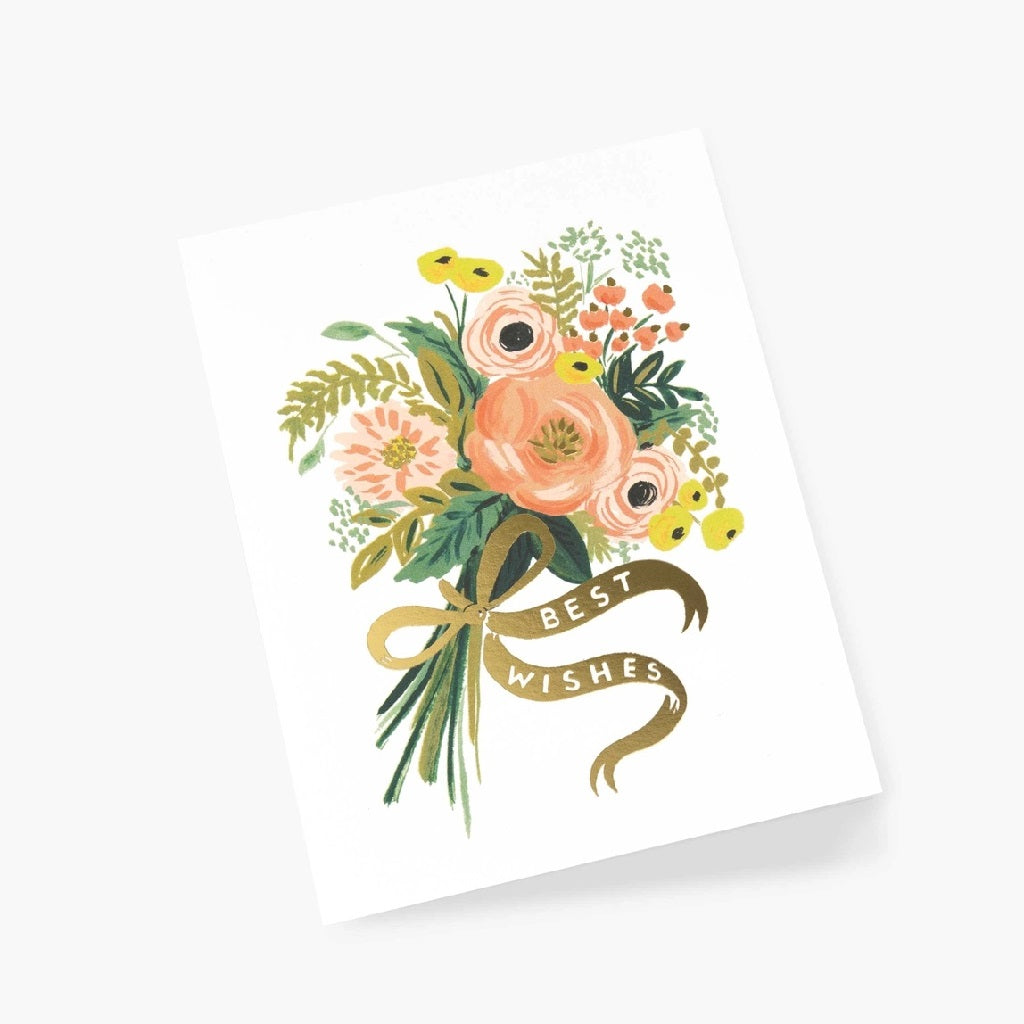 Best Wishes Bouquet Card