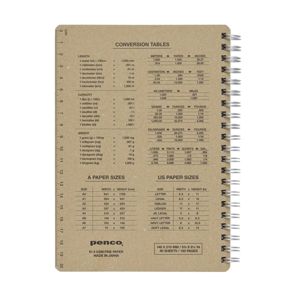 Black Wirebound Notebook