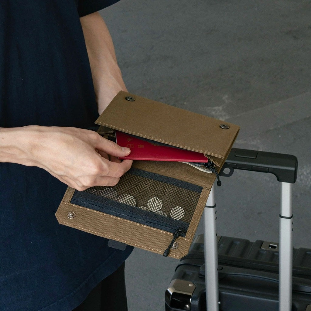 Brown Travel Wallet