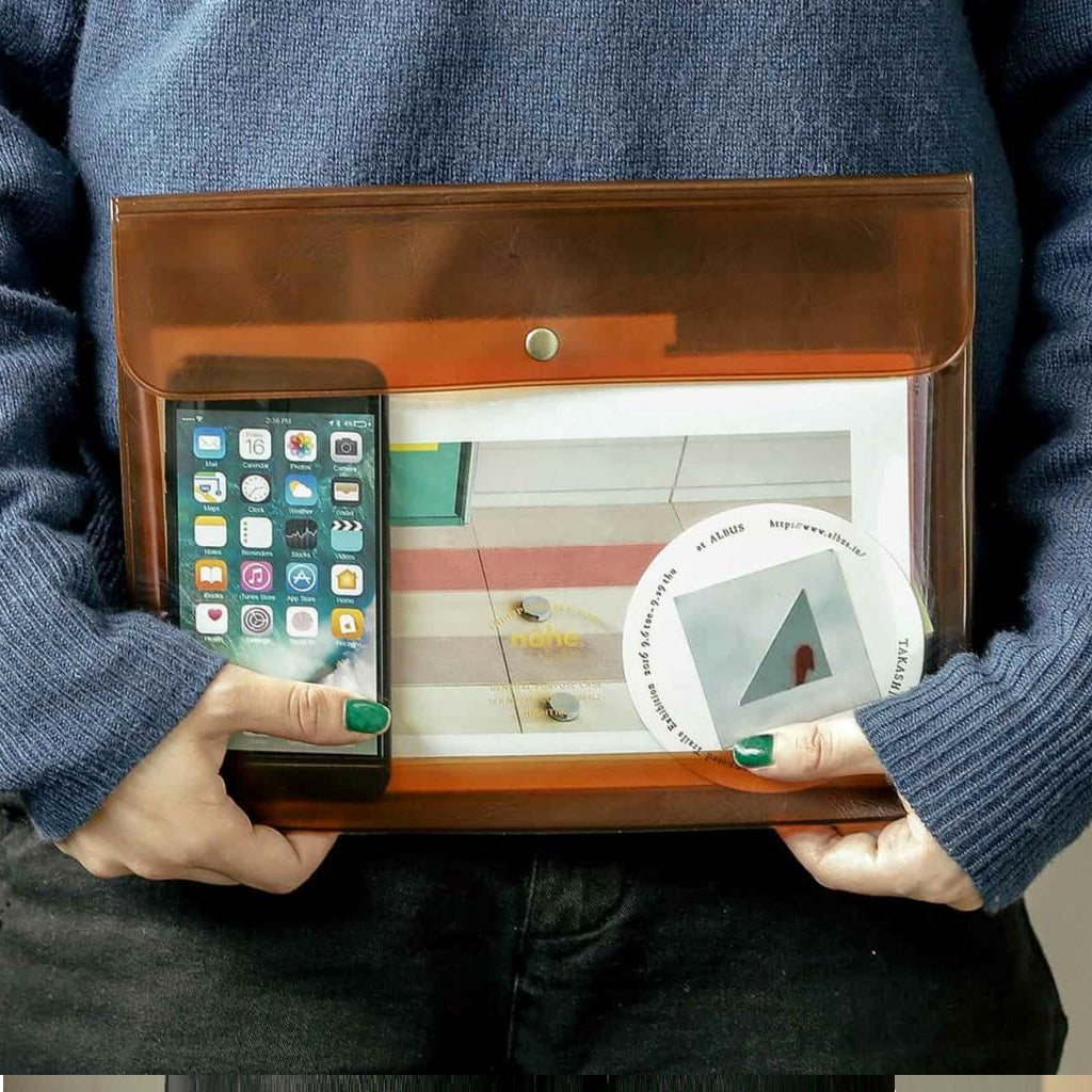 Clear Brown A5 Mini Case