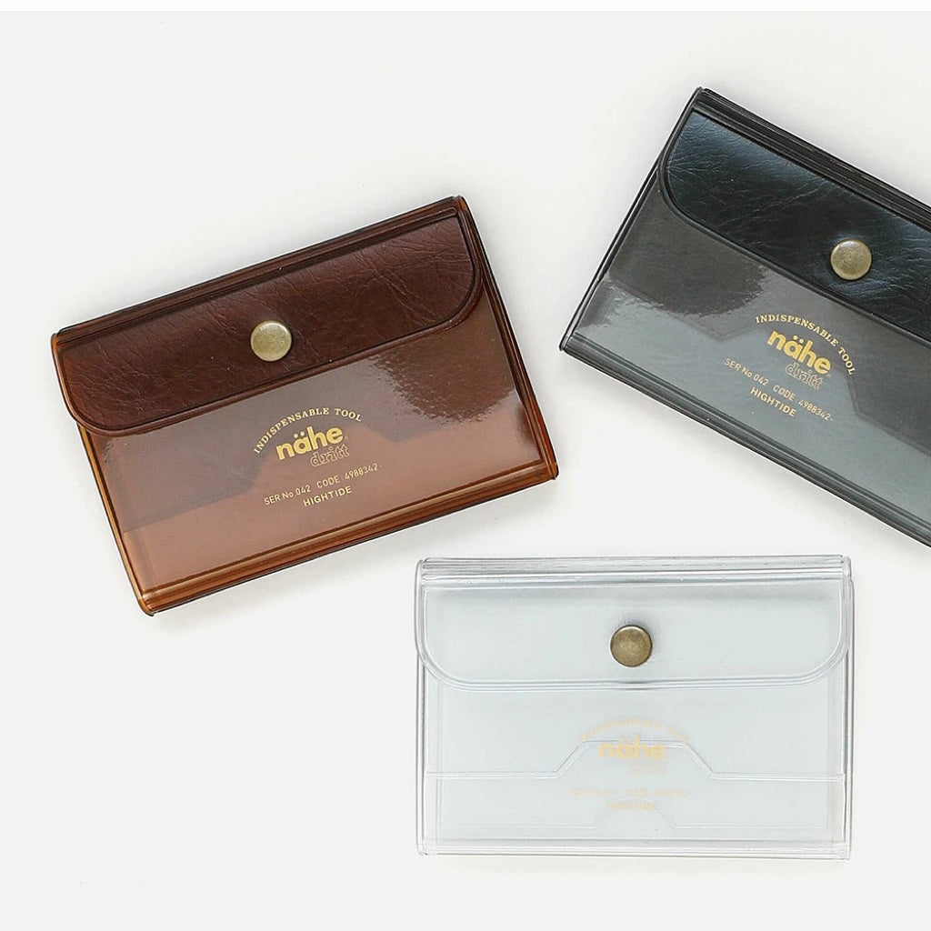Clear Grey Card Case