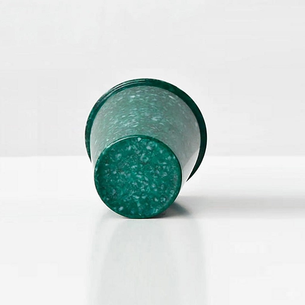 Dark Green Marbled Pen Stand