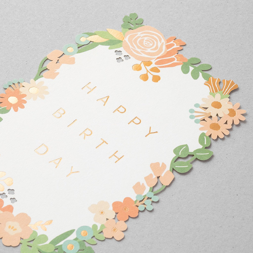 Flowers Birthday Notecard
