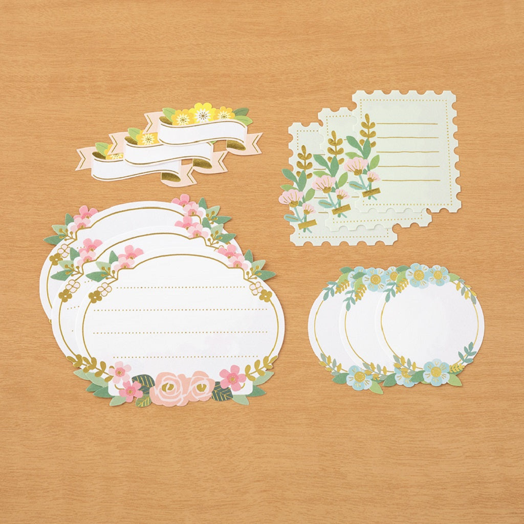 Flowers Label Stickers