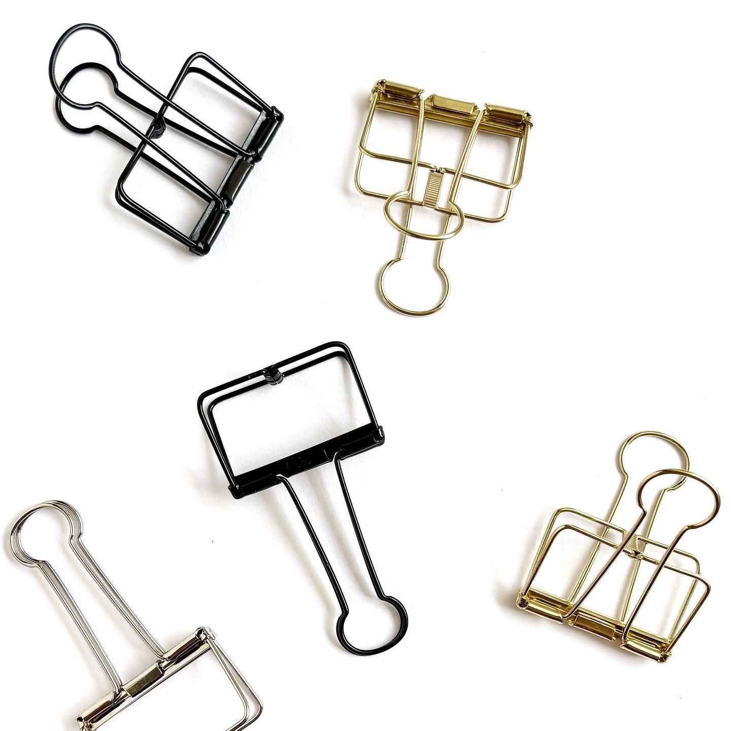 Silver Large Binder Clips