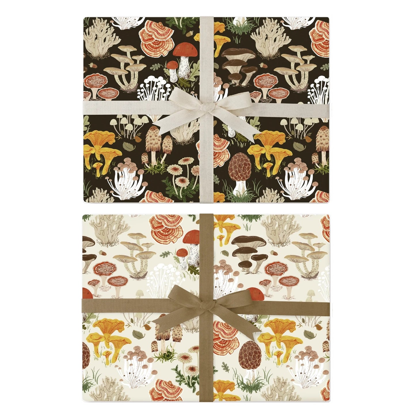 Mushrooms Double Sided Wrapping Sheets