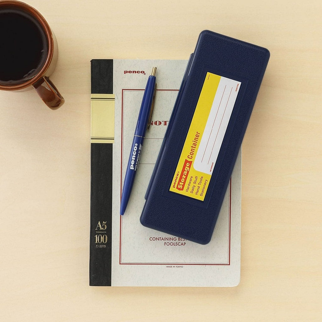 Navy Storage Container Pencil Case