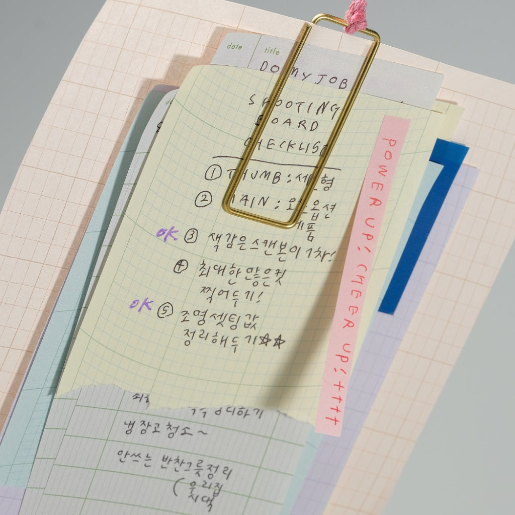 B6 Oval Grid Memopad