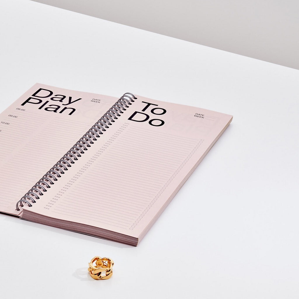 Washed Pink Things To Do Today Notepad