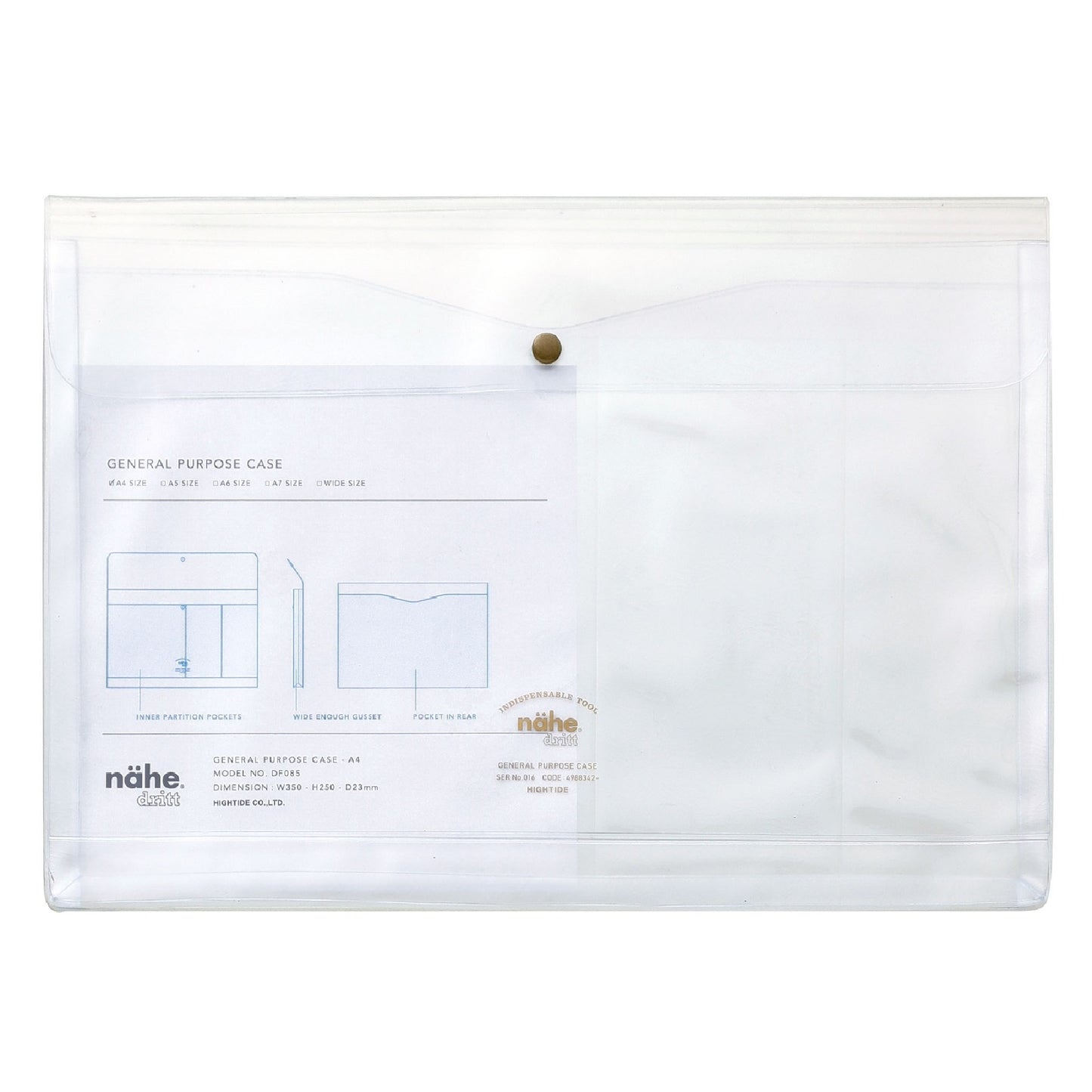 Clear A4 Document Case