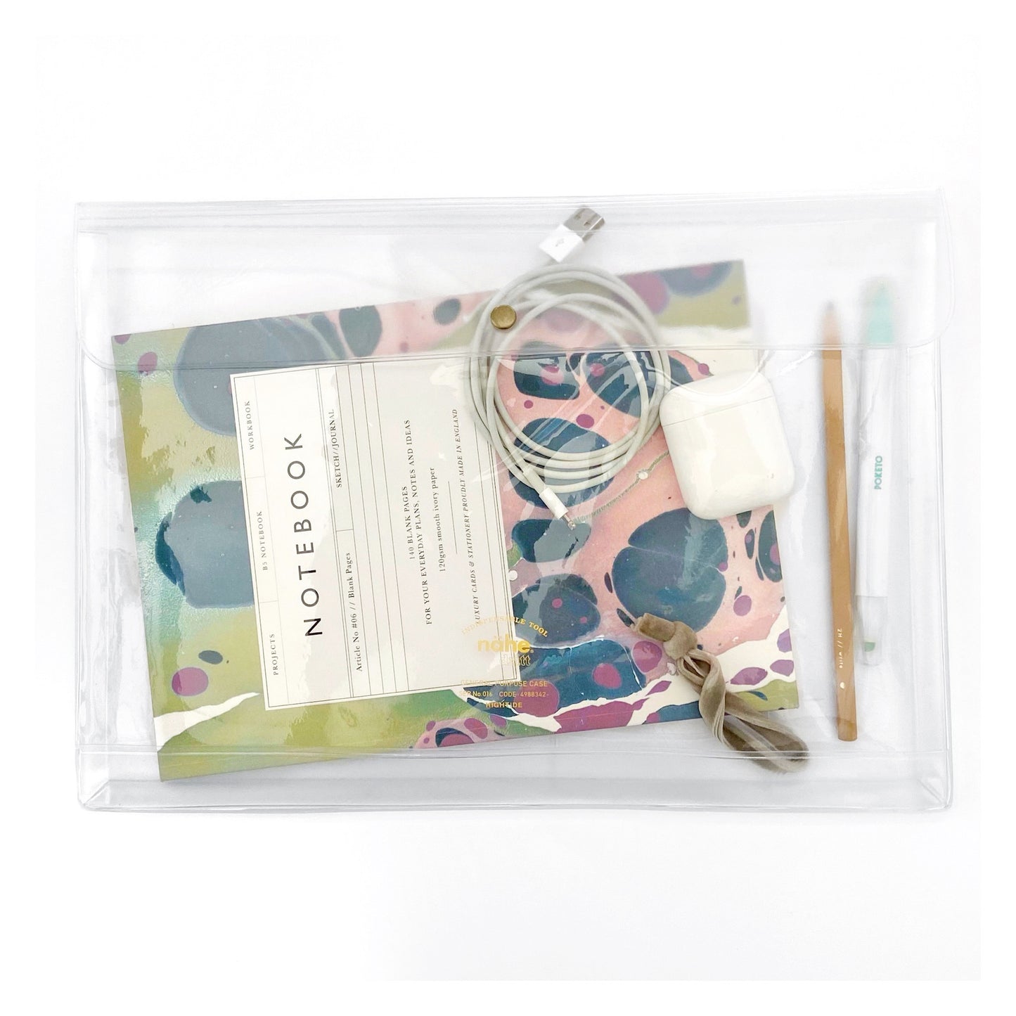 Lavender Marble Notebook