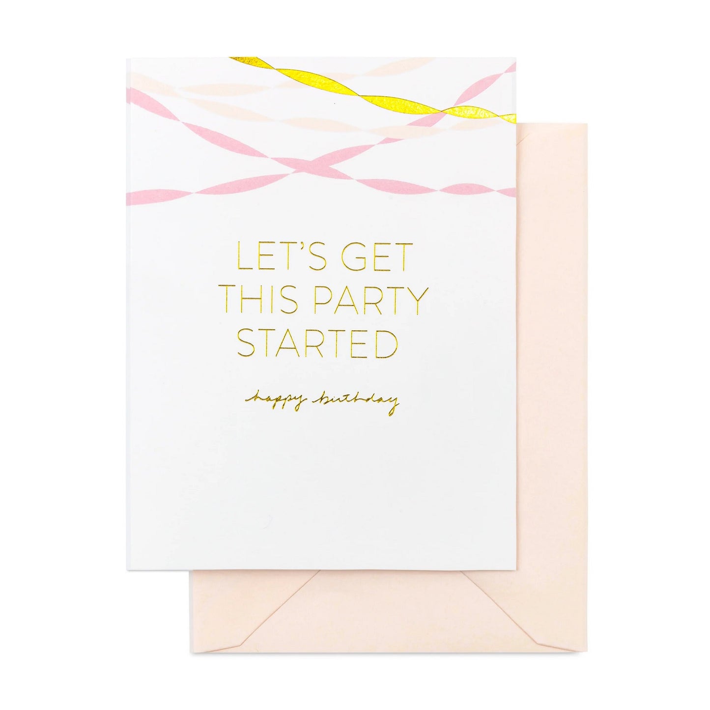 Birthday Streamers Card