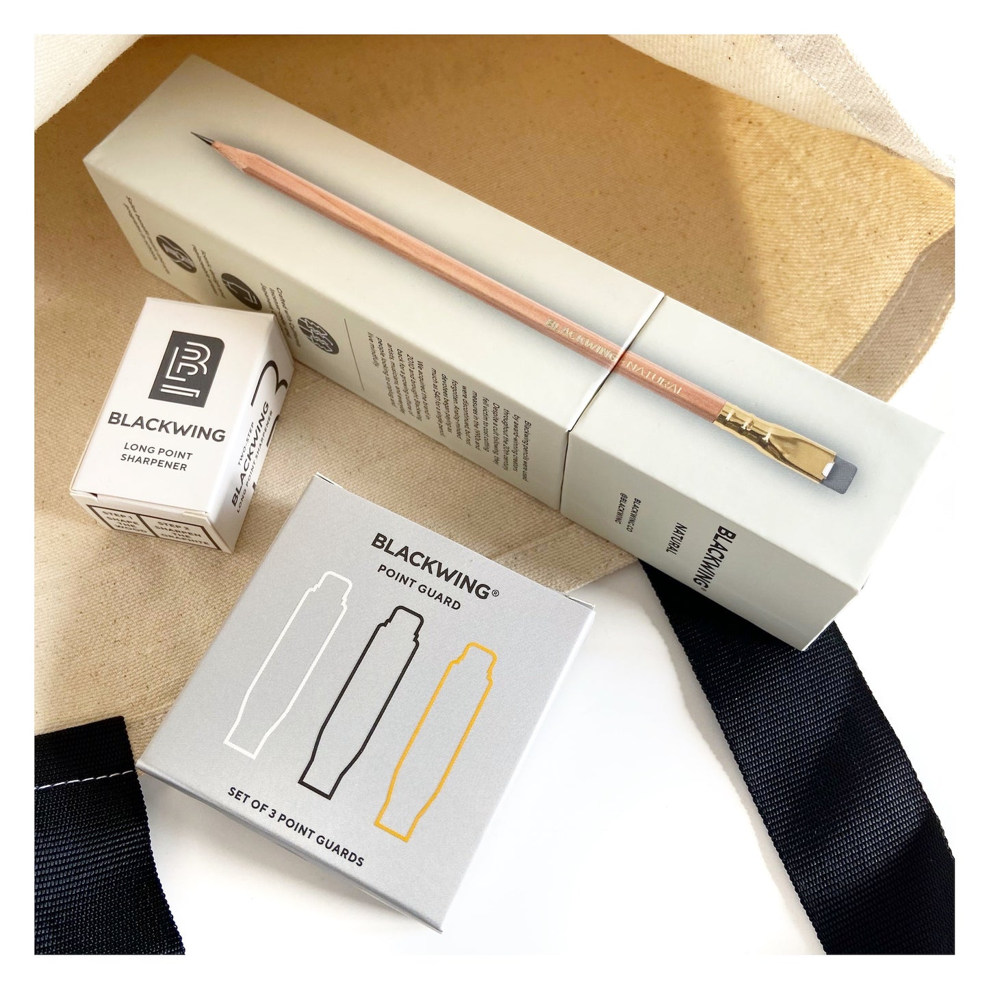 White Two-Step Long Point Sharpener