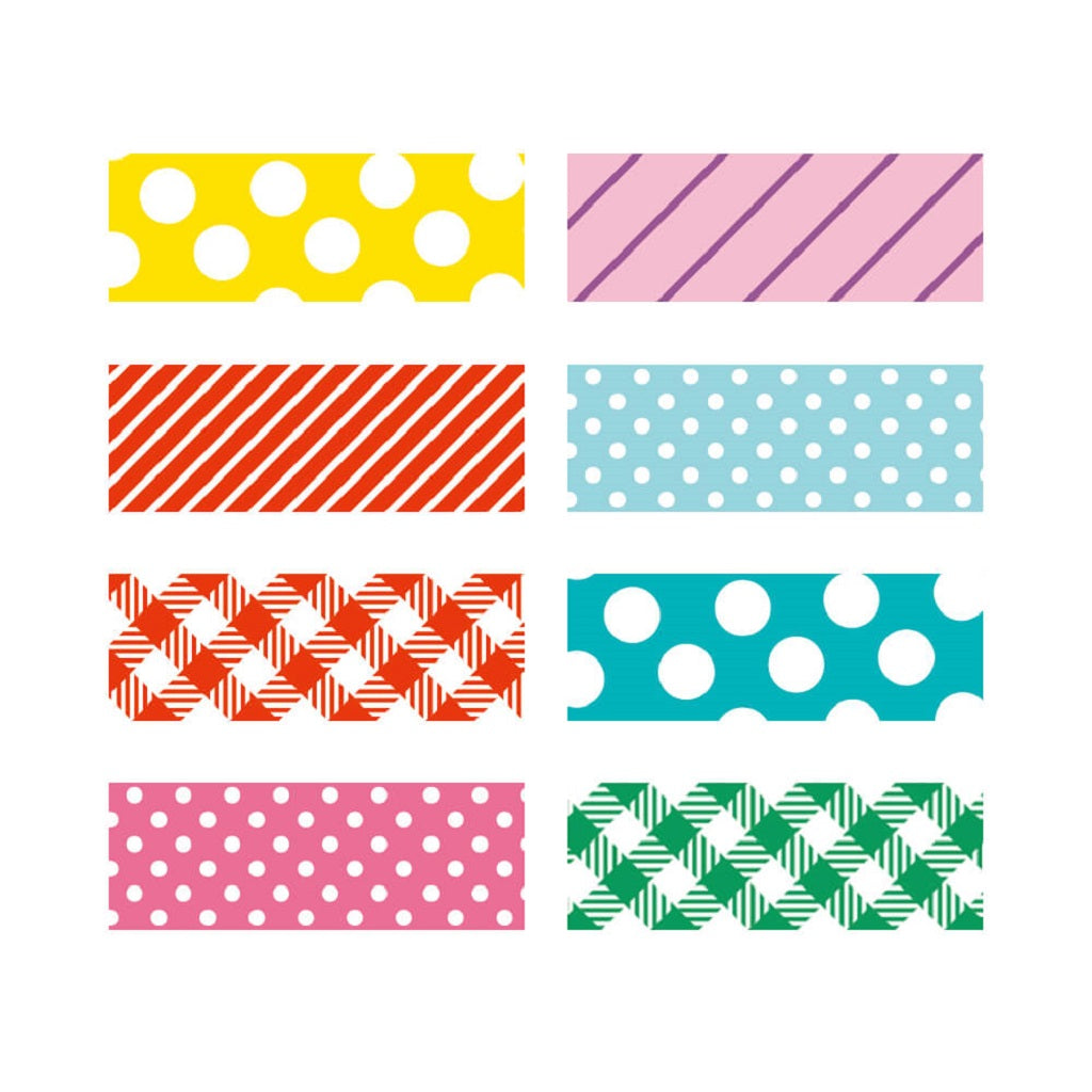 Bright Pattern Mix Tape Set