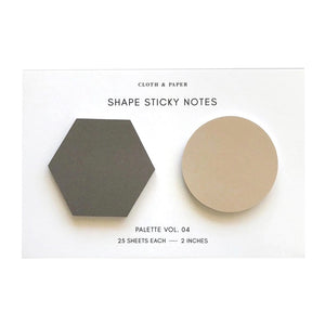 Cortado & Crêpe Shape Sticky Notes