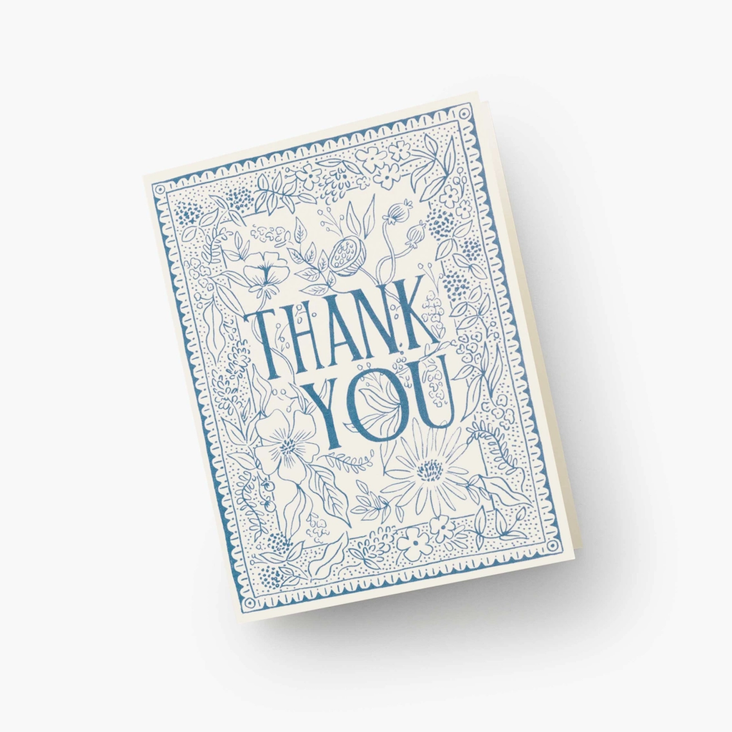 Delft Thank You Card