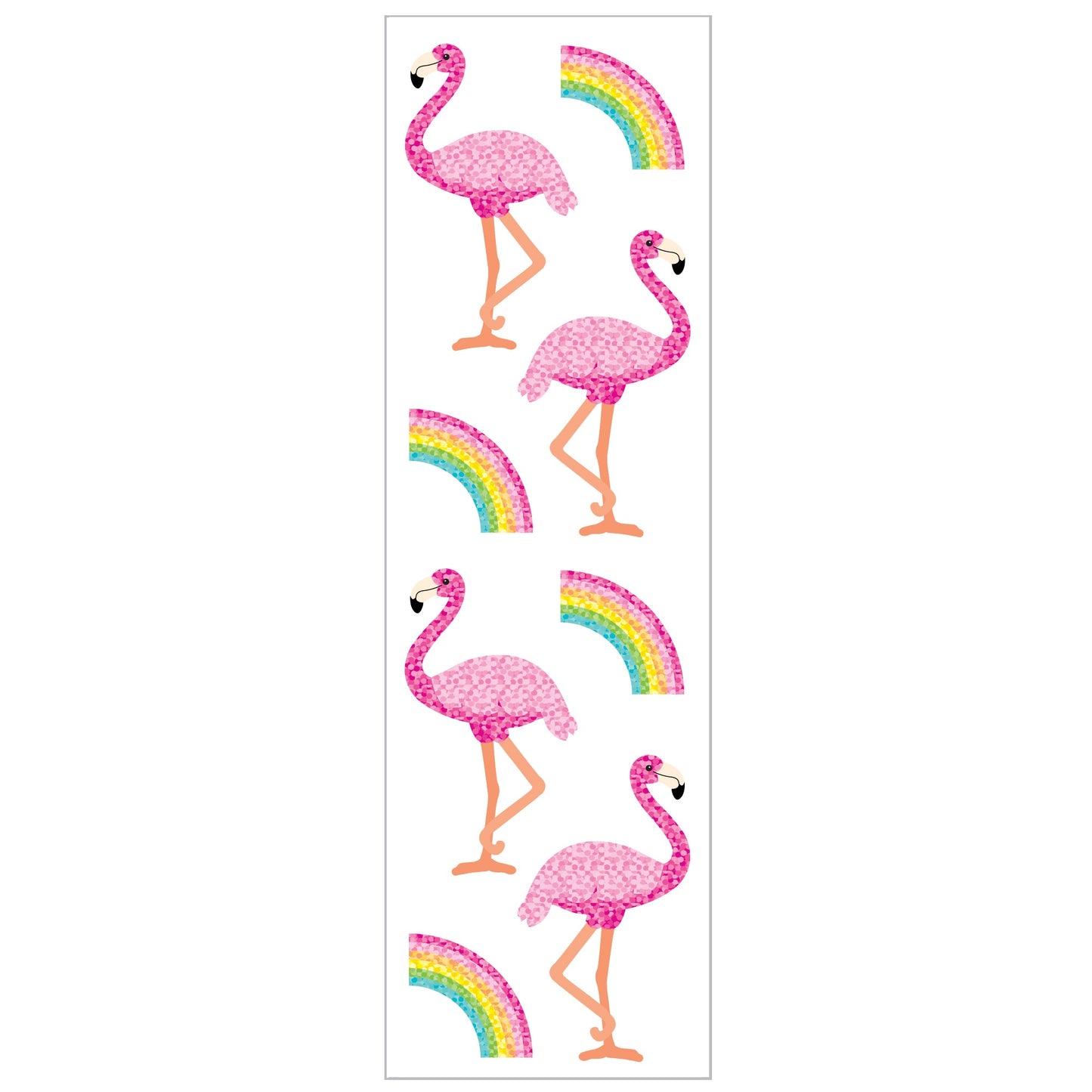 Flamingos & Rainbows Stickers