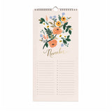 Floral Celebration Calendar