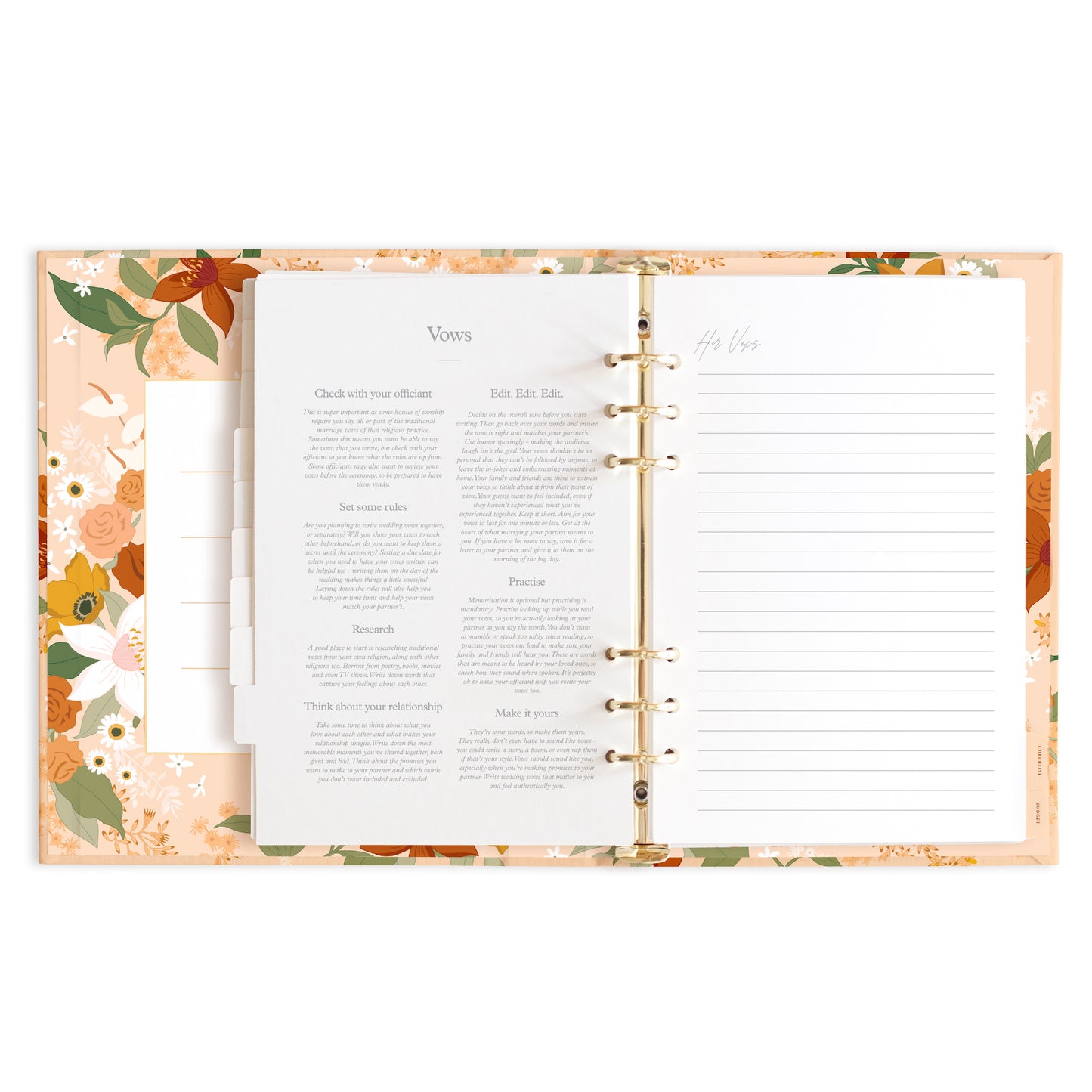 Floral You + Me Wedding Planner