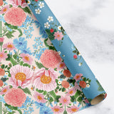 Folk Garden Party / Strawberries Double-Sided Wrapping Sheets