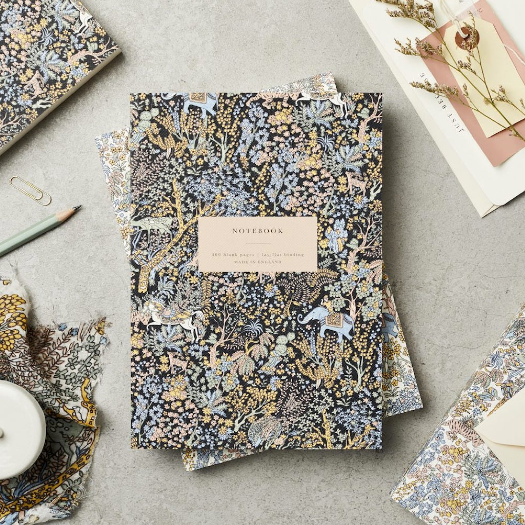 Forest Black Notebook