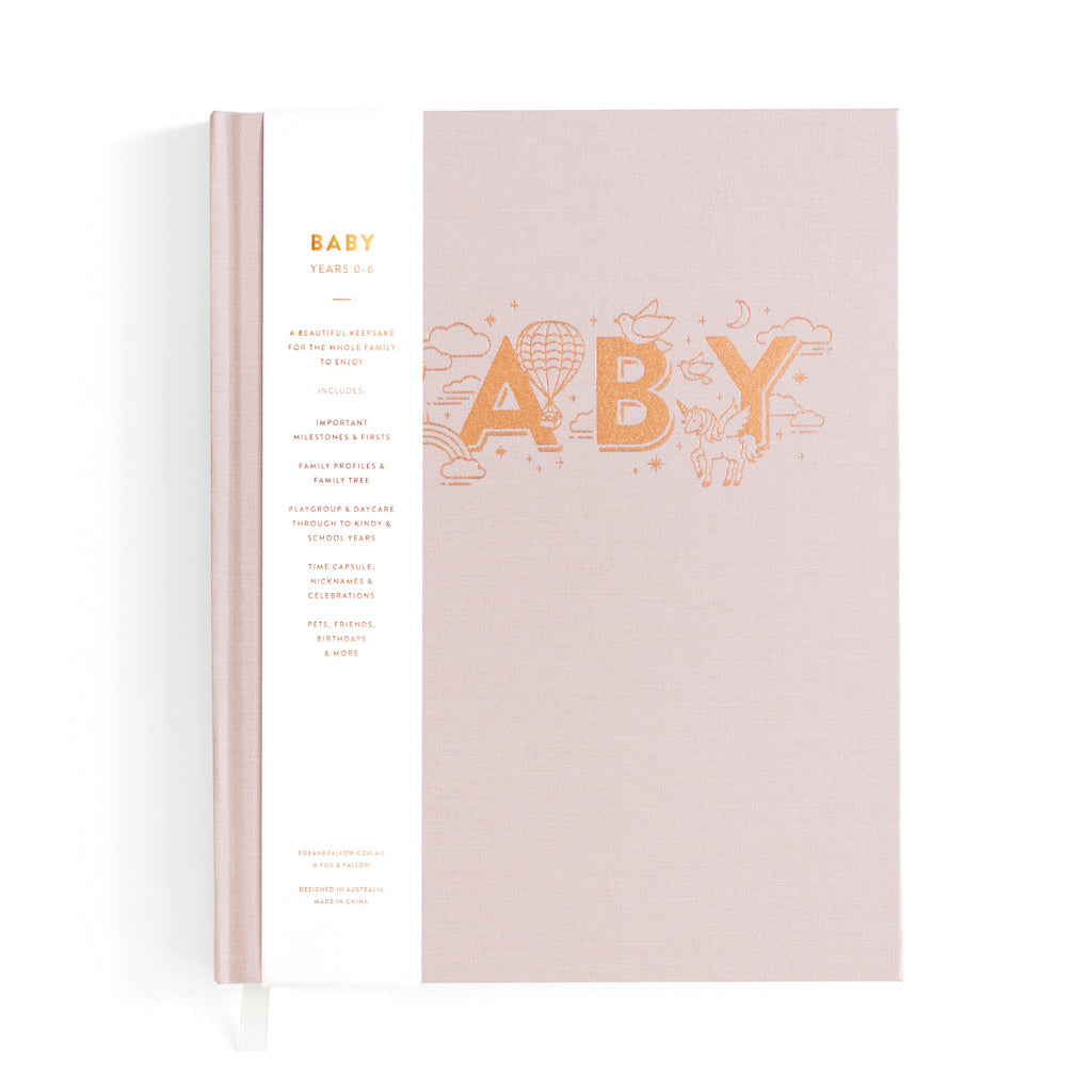 Grey Baby Book