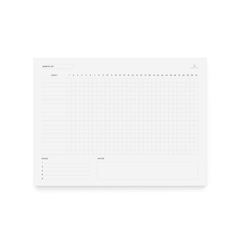 Habit Tracker Notepad