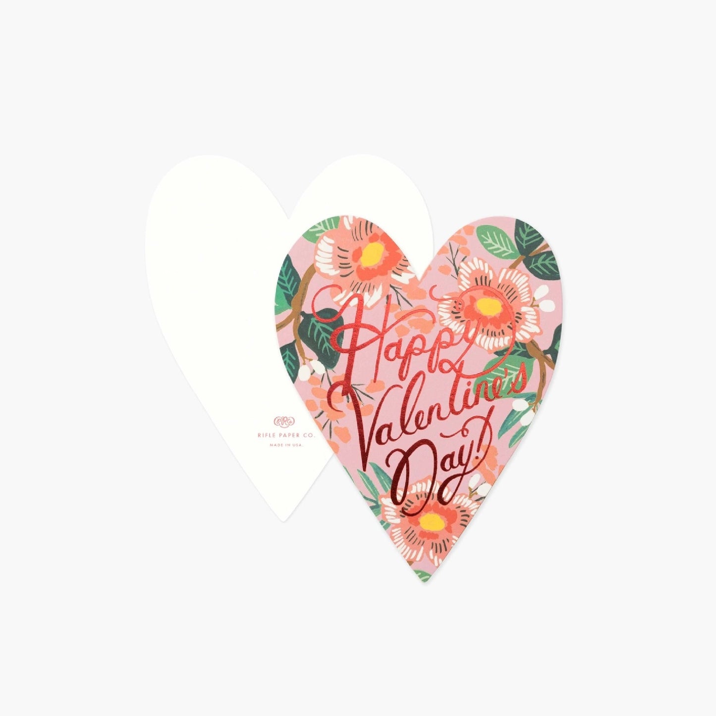 Heart Blooms Valentine Card