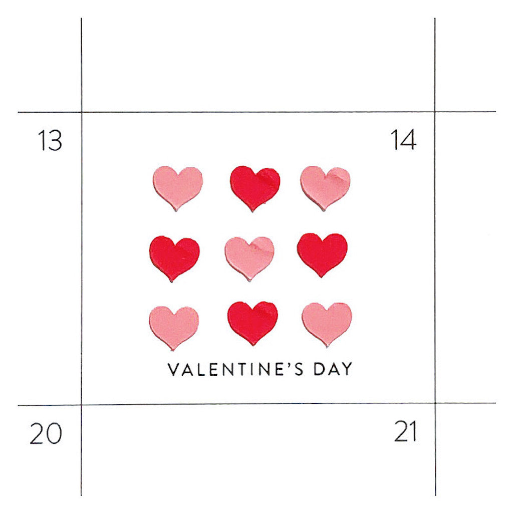 Micro Red & Pink Heart Stickers