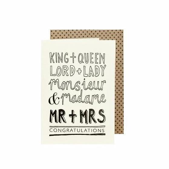 Mr & Mrs Card
