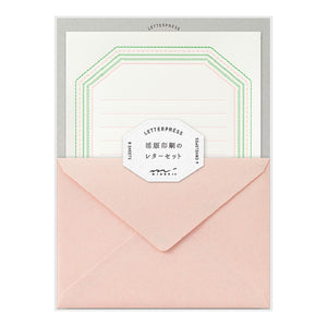 Pink Frame Letter Set