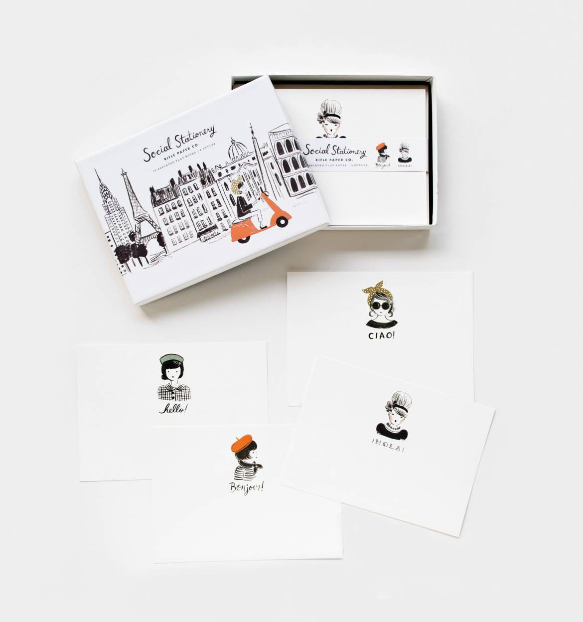 Global Greetings Social Stationery Set