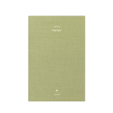 Sage Bookcloth Daily Journal