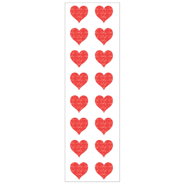 Sparkle Red Heart Stickers – The Paper Company India