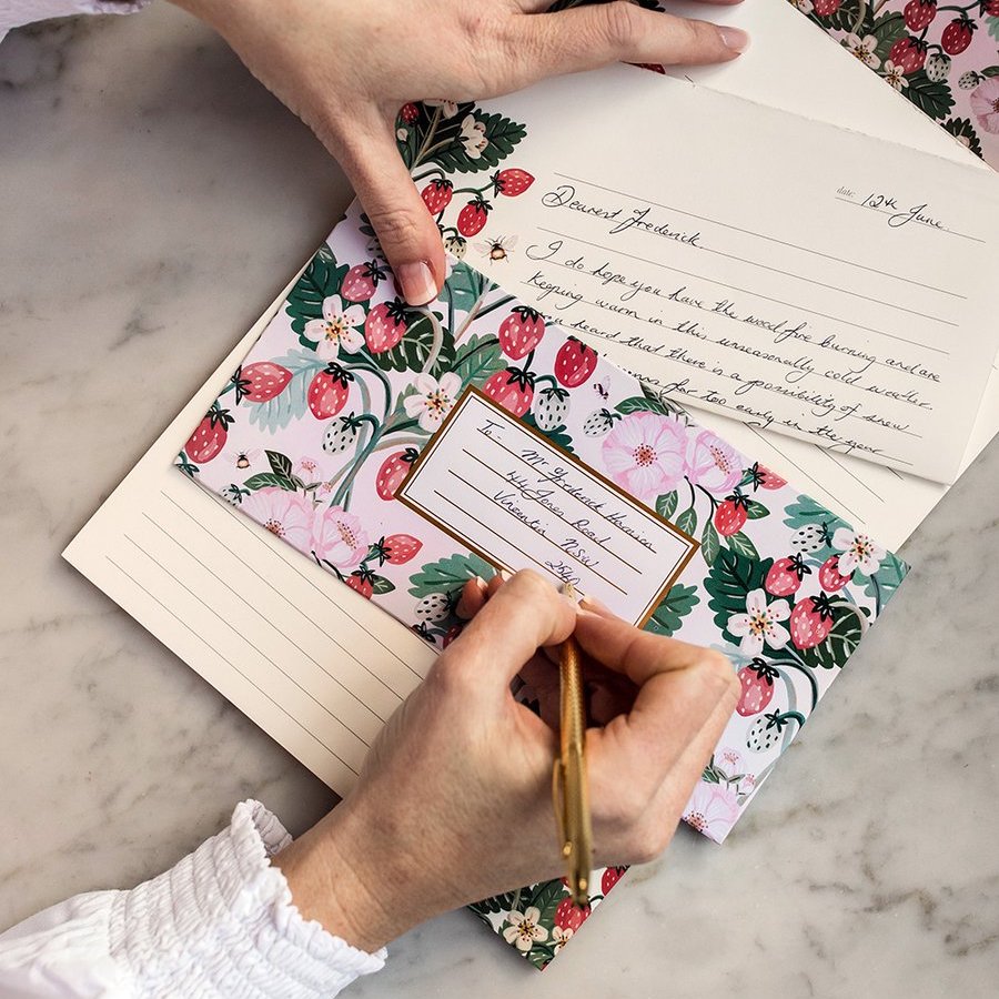 Strawberries Envelopes