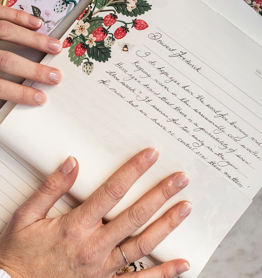 Strawberries Writing Pad