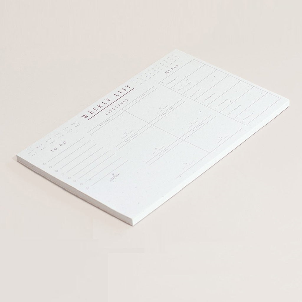 Weekly List Pad