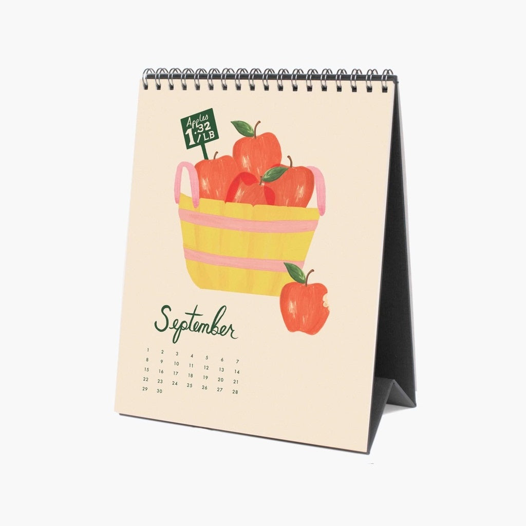 2024 Fruit Stand Desk Calendar The Paper Company India