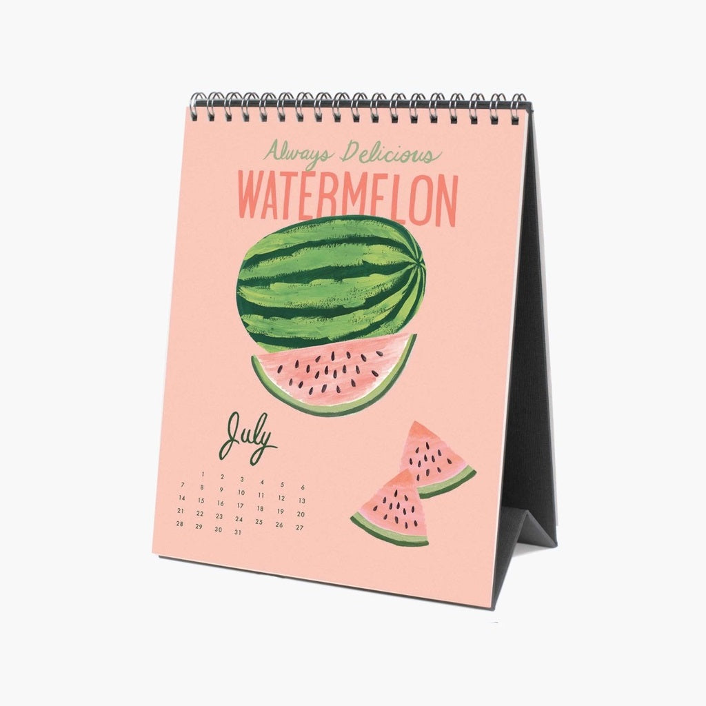 2024 Fruit Stand Desk Calendar The Paper Company India