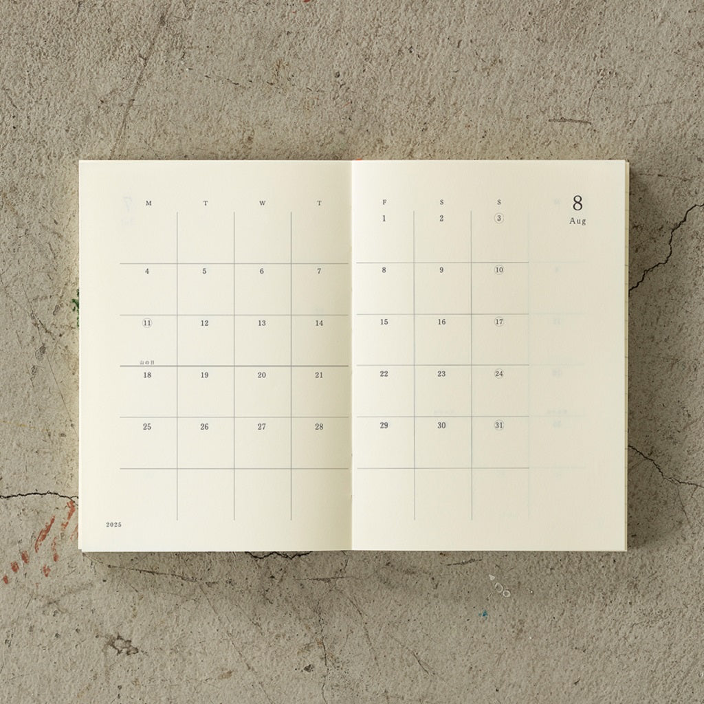 2025 A6 Notebook Diary