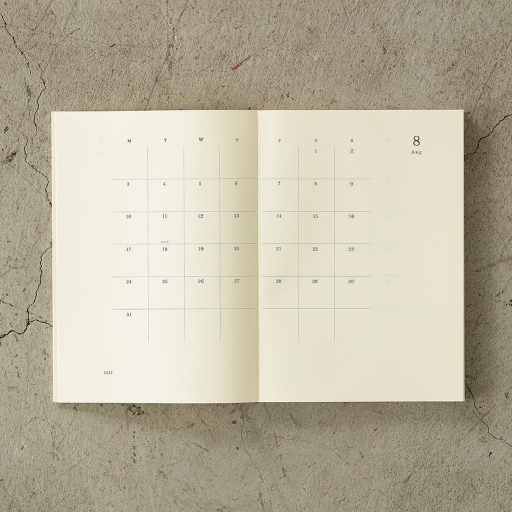 2026 A5 Notebook Diary