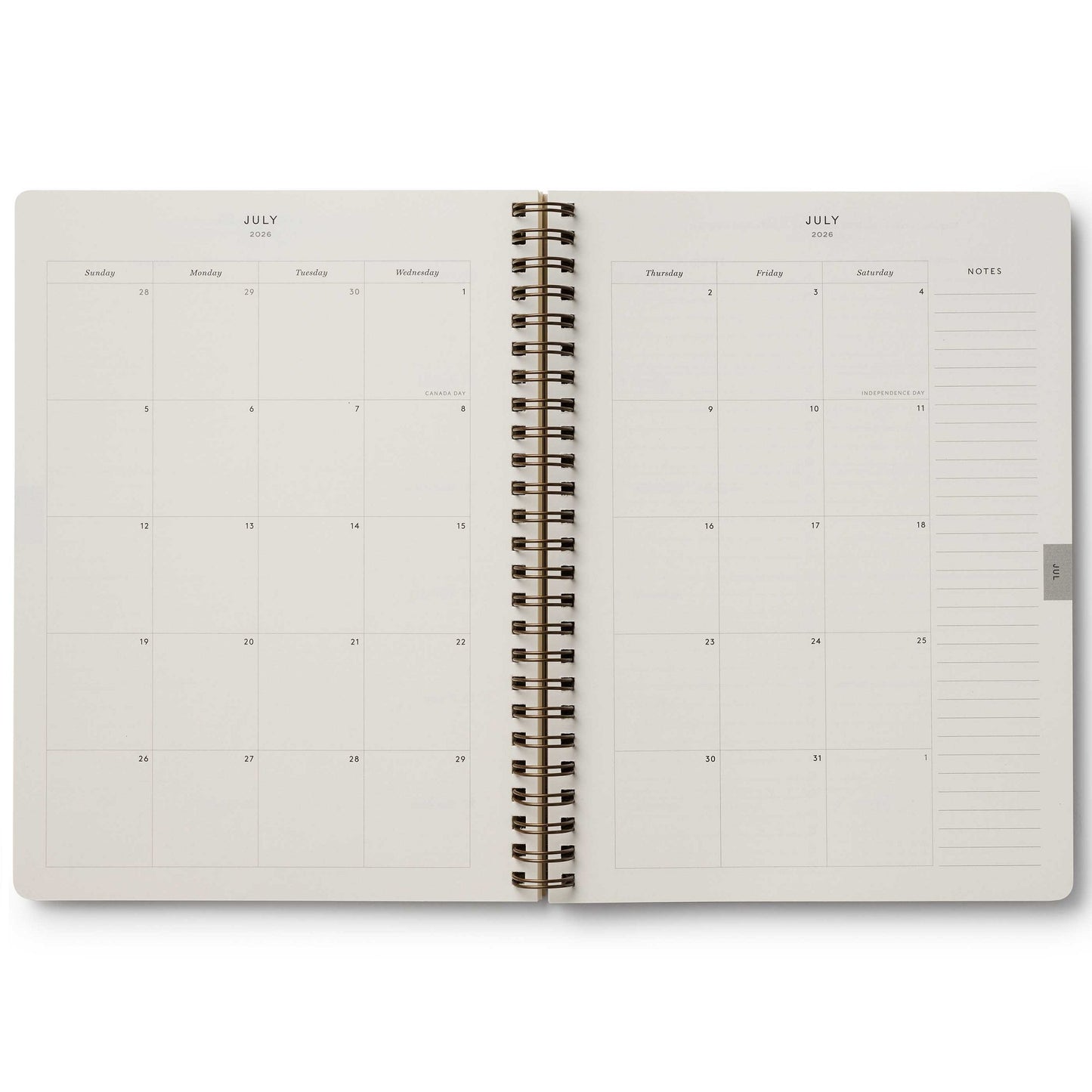 2026 Dahlia Weekly Planner