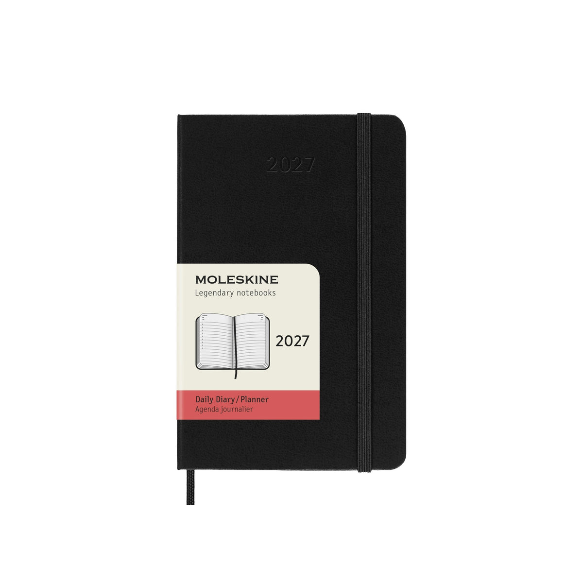 2027 Black Pocket Daily Planner