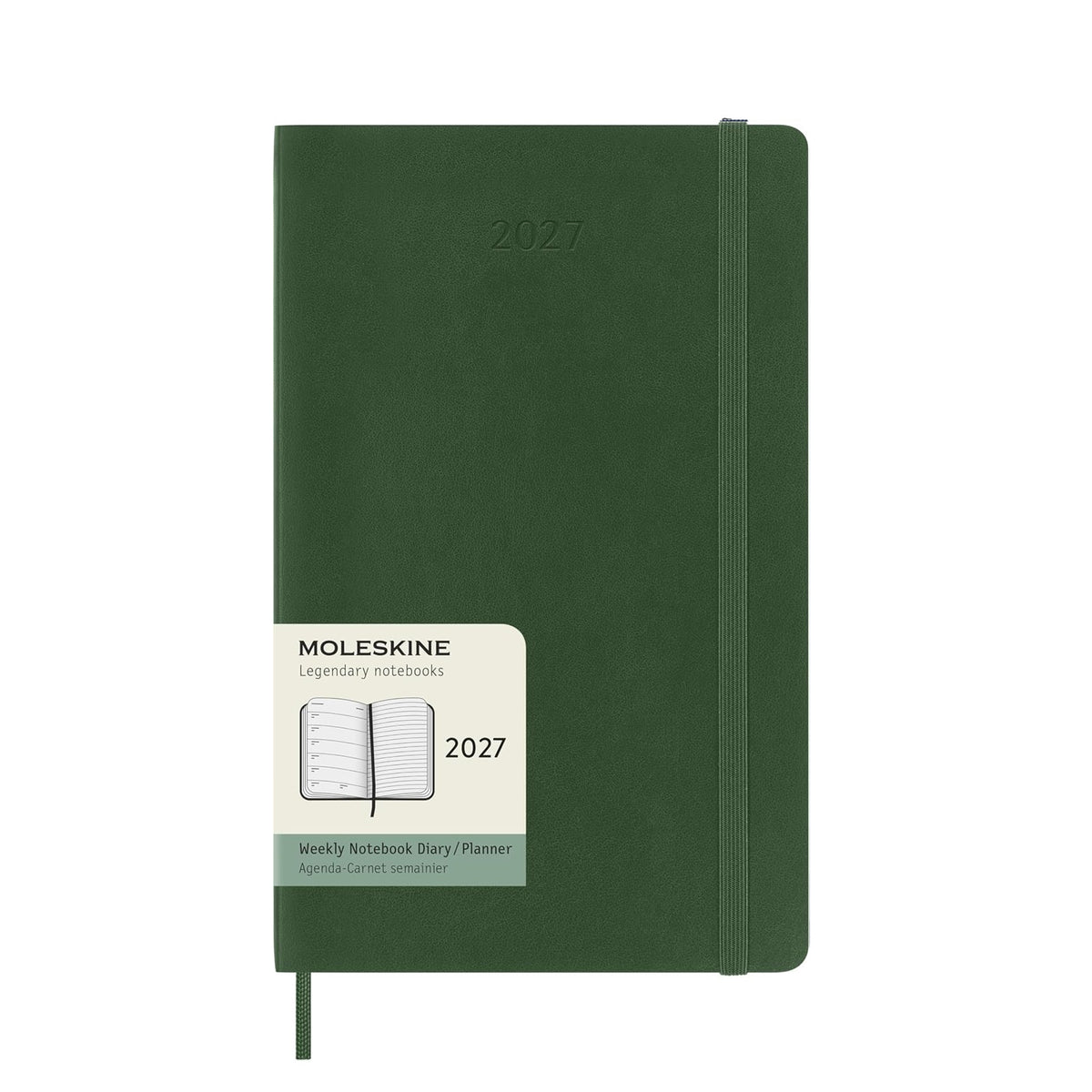 2027 Myrtle Green Large Weekly Diary