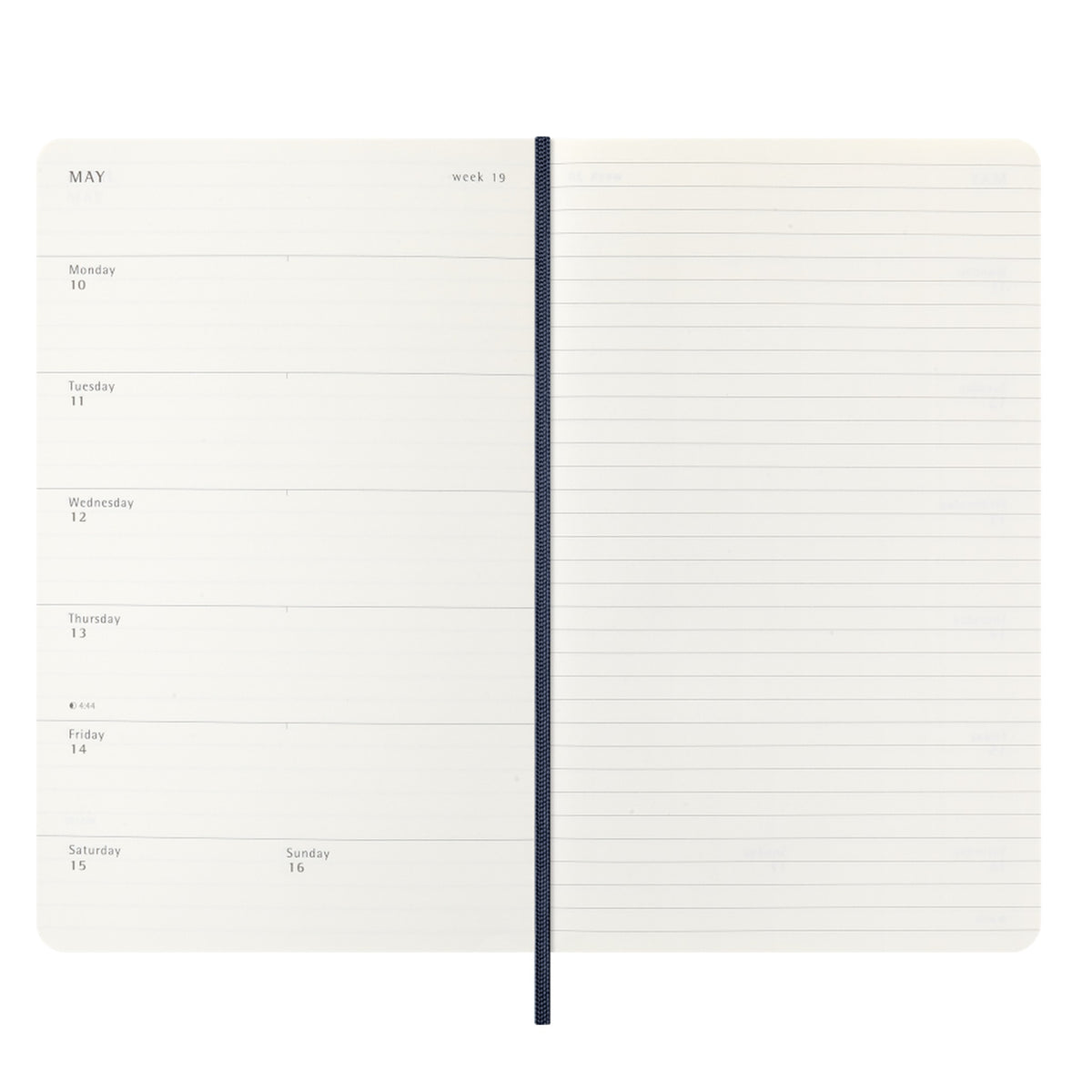 2027 Sapphire Blue Large Weekly Diary