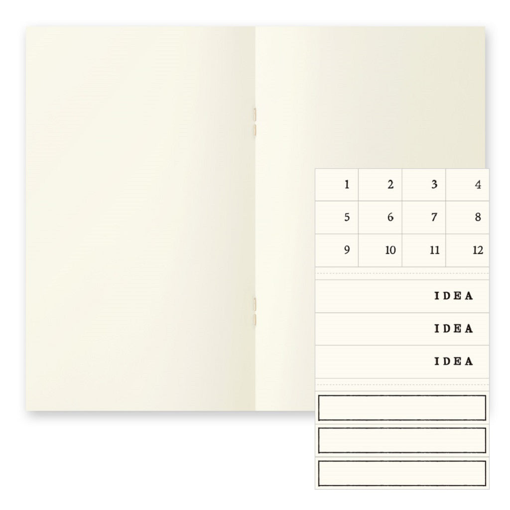 B6 Blank Notebook Set