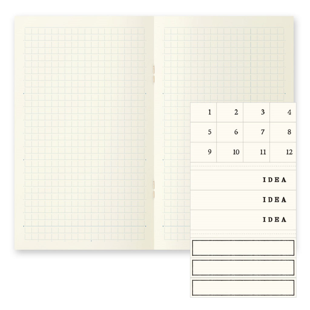 B6 Grid Notebook Set