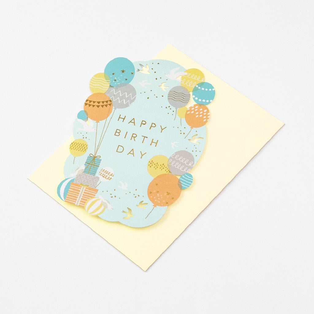 Balloons Birthday Notecard