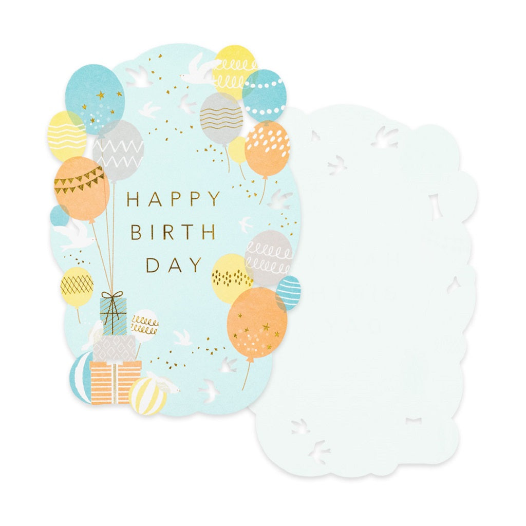 Balloons Birthday Notecard